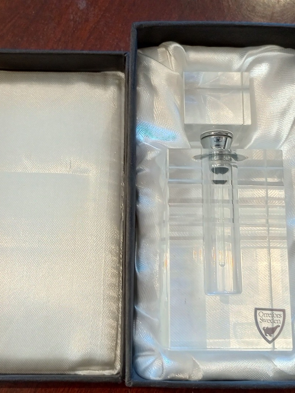 Orrefors Sweden Crystal Perfume Holder - Clear